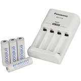 Panasonic Ni-MH Battery Charger with 4 Eneloop Batteries - Image 1