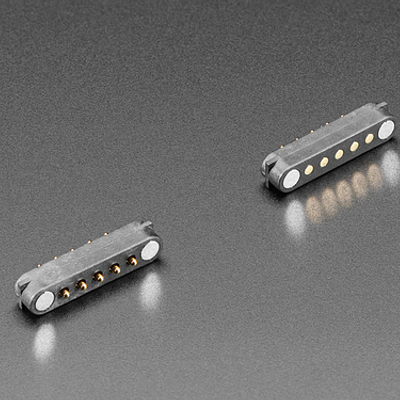 DIY Magnetic Connector - Straight Angle Five Contact Pins