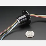 Slip Ring with Flange - 22mm diameter, 12 wires, max 240V @ 2A - Image 3