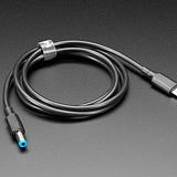 USB Type C 3.1 PD to 5.5mm Barrel Jack Cable - 5V 5A Output - Image 1