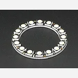 NeoPixel Ring - 16 x 5050 RGBW LEDs w/ Integrated Drivers - Cool White - ~6000K - Image 3