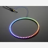 NeoPixel 1/4 60 Ring - WS2812 5050 RGB LED w/ Integrated Drivers - Image 3
