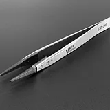 Flat Tip ESD Plastic Tweezers - Image 2
