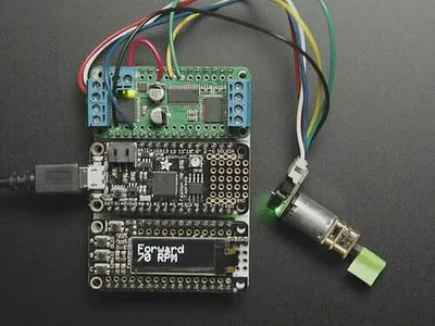 N20 DC Motor with Magnetic Encoder - 6V with 1:100 Gear Ratio