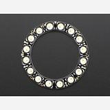 NeoPixel Ring - 16 x 5050 RGBW LEDs w/ Integrated Drivers - Cool White - ~6000K - Image 4