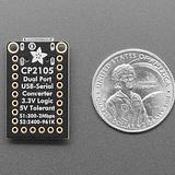 Adafruit CP2105 Friend - USB to Dual UART Serial Converters - Image 4