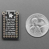 Adafruit CP2105 Friend - USB to Dual UART Serial Converters - Image 4