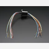 Slip Ring with Flange - 22mm diameter, 12 wires, max 240V @ 2A - Image 2