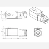 200:1 Plastic Gearmotor, 90º Output - Image 6