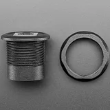 RJ-12 or RJ-11 Telephone Round Panel Mount Adapter Plug - Image 2