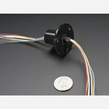 Slip Ring with Flange - 22mm diameter, 12 wires, max 240V @ 2A - Image 4