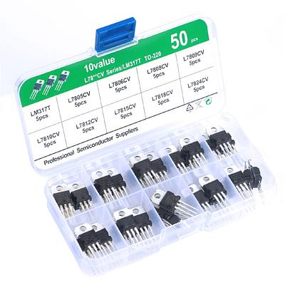 Linear Voltage Regulator Assortment Pack - 50 pcs