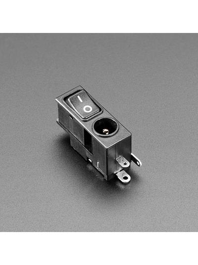 2.1mm DC Power Jack with Rocker Switch