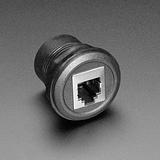 RJ-12 or RJ-11 Telephone Round Panel Mount Adapter Plug - Image 4