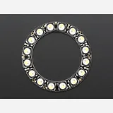 NeoPixel Ring - 16 x 5050 RGBW LEDs w/ Integrated Drivers - Natural White - ~4500K - Image 4