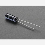 100uF 16V Electrolytic Capacitors - Pack of 10 - Image 1