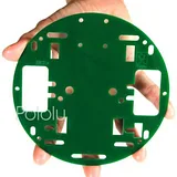 Pololu Robot Chassis RRC01A Solid Green - Image 1