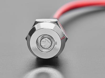Momentary On/Off Round Key Lock Switch - 12mm Diameter