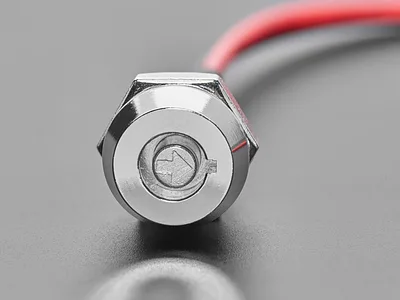Momentary On/Off Round Key Lock Switch - 12mm Diameter