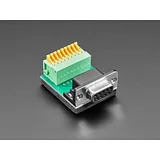 DE-9 (DB-9) Female Socket to Terminal Spring Block Adapter - Image 1