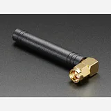 Right-angle Mini GSM/Cellular Quad-Band Antenna - 2dBi SMA Plug - Image 1