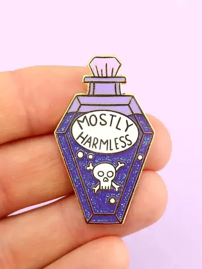 Mostly Harmless Lapel Pin