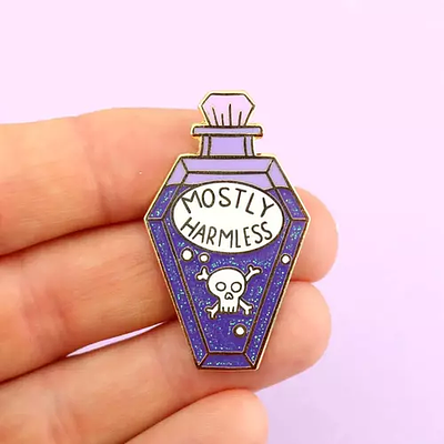 Mostly Harmless Lapel Pin