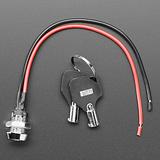 Momentary On/Off Round Key Lock Switch - 12mm Diameter - Image 3