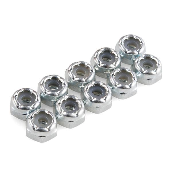 Nut - Nylon Locknut (4-40, 10 pack)