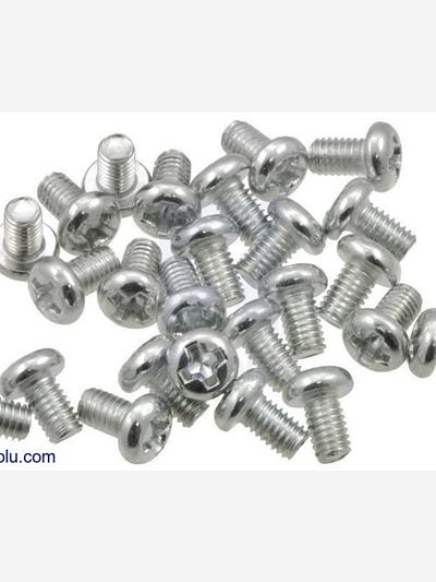 Machine Screw: M3, 5mm Length, Phillips (25-pack)