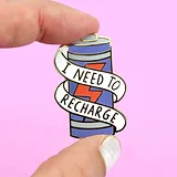 I Need to Recharge Lapel Pin - Image 3