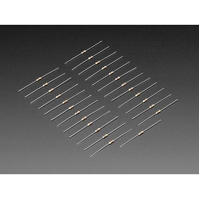 Through-Hole Resistors - 100 ohm 5% 1/4W - Pack of 25