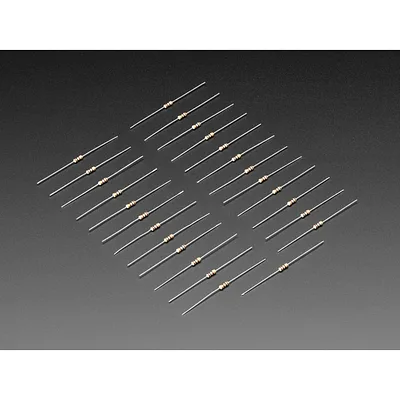 Through-Hole Resistors - 100 ohm 5% 1/4W - Pack of 25