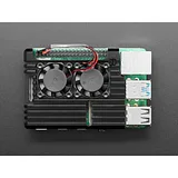 Aluminum Metal Heatsink Raspberry Pi 4 Case with Dual Fans - Image 2