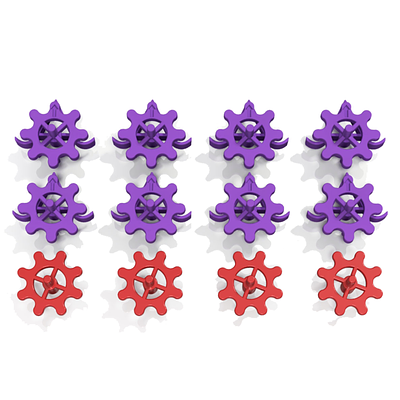 Turing Tumble - Extra gears and gear bits