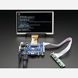 HDMI 4 Pi: 7 Display  Audio 1024x600 - HDMI/VGA/NTSC/PAL - Image 3