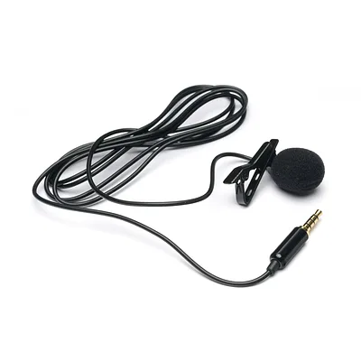Portable 3.5mm Jack Clip-on Lapel Microphone