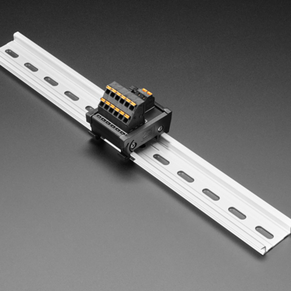 DIN Rail Dual 1x6 to Terminal Block Adapter