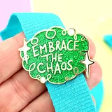 Embrace the Chaos Lapel Pin - Image 2