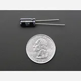 220uF 16V Electrolytic Capacitors - Pack of 10 - Image 4