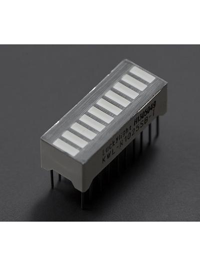 10 Segment LED Bar Graph - Red