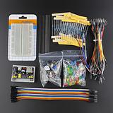 Elecrow Electronic Kit Bundle with Breadboard Cable Resistor, Capacitor, LED, Potentiometer - Image 1