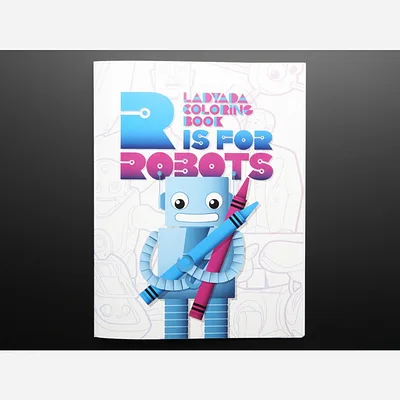 Ladyada's Coloring book - R is for Robots