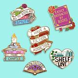 Easily Distracted By Books Lapel Pin - Image 3