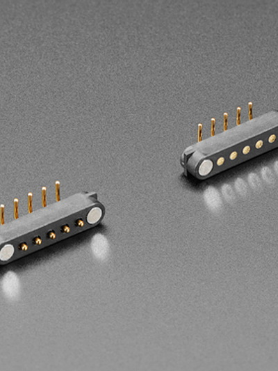 DIY Magnetic Connector - Right Angle Five Contact Pins