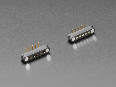 DIY Magnetic Connector - Right Angle Five Contact Pins