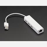 USB 2.0 and Ethernet Hub - 3 USB Ports and 1 Ethernet - Image 2