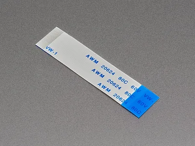 22-pin 0.5mm pitch FPC Flex Cable for DSI CSI or HSTX -  5cm
