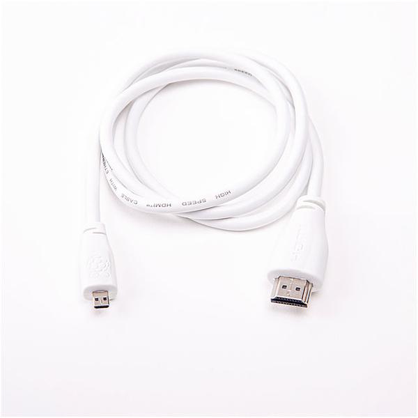 Micro Hdmi To Standard Hdmi (A/M) Cable 2m White