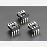 IC Socket - for 8-pin 0.3 Chips - Pack of 3 - Image 2